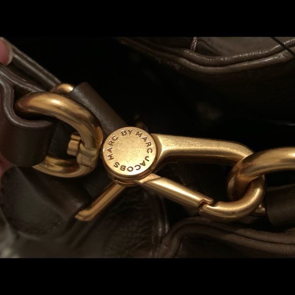 Marc By Marc Jacobs Brown Pebbled Leather Tote - Picture 7 of 8